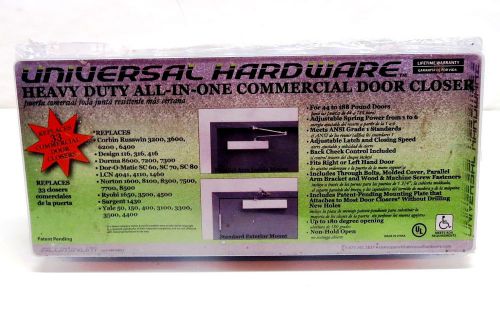 UNIVERSAL HARDWARE Heavy-Duty Commercial All-in-One Door Closer Opener NEW