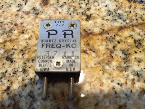 PETERSEN RADIO CO. QUARTZ CRYSTAL 8045 FREQ-KC   TYPE Z-2