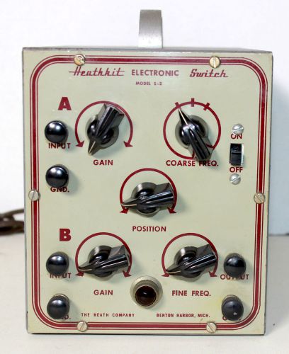 HEATHKIT ELECTRONIC SWITCH S-2