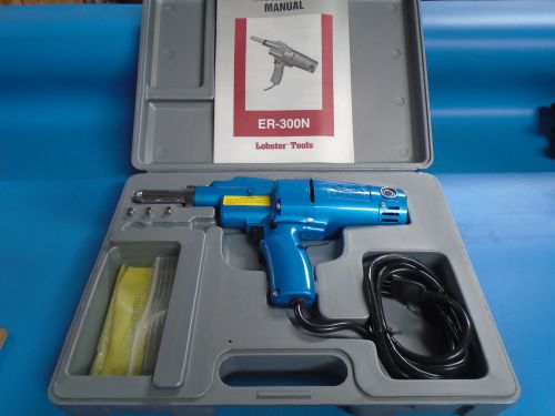 Lobster Electric Rivet Gun ER-300N with Original Case &amp; Parts