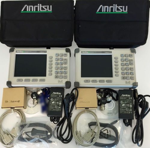 Anritsu S331D Site Master Cable &amp; Antenna Analyzer LOT SALE 2 UNITS