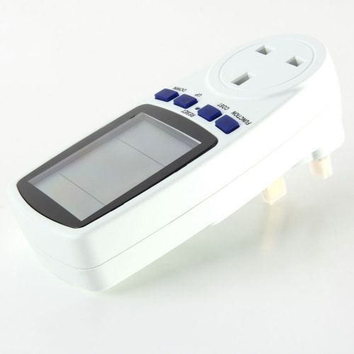 Uk plug energy meter watt volt voltage electricity monitor analyzer power ca for sale