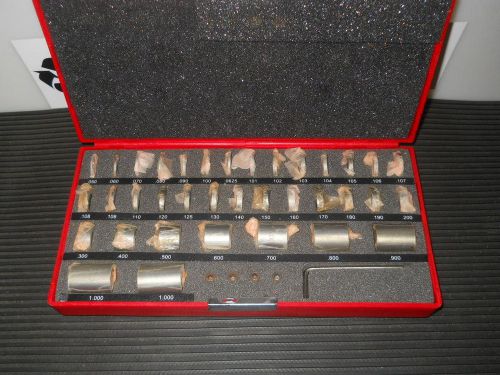 SPI 13-180-5 .050&#034; - 1.000&#034; Steel Spacer Block Set 36 Pieces