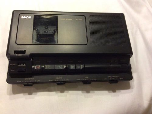 Used Sanyo TRC8080 Standard Cassette Transcriber New Headset Just Installed Belt