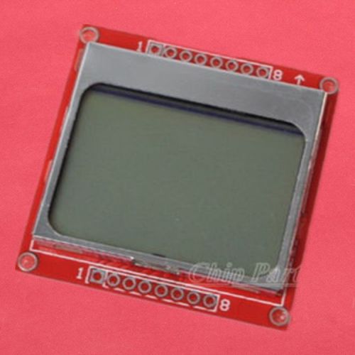 84x48 nokia 5110 lcd display module blue backlight with adapter pcb brand new for sale