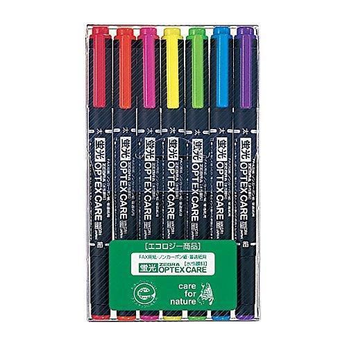 Zebra Optex Care fluorescent 7-color set WKCR1-7C (japan import)