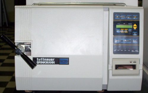 Tuttnauer Brinkmann 2540E Sterilizer/Autoclave 10&#034; Dia x 18&#034; D S