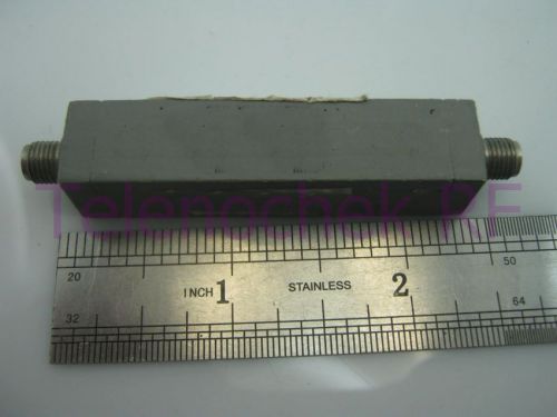 RF microwave band pass filter 7340 MHz - 7840 MHz / power   5 Watt / data