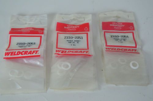 Lot of 30 Weldcraft 2310-2051 WC 2310-2051 GASKET Nozzle AHP-16 AHP-35