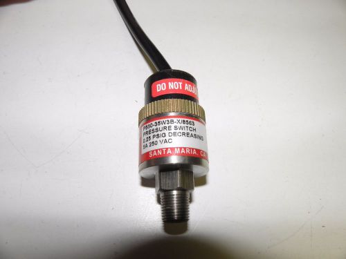 WASCO Pressure Switch P550-35W3B-X/8563