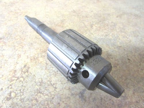 JACOBS MT2 DRILL CHUCK NO. 32 0-3/8&#034; CAP METAL LATHE PRESS MACHINIST TOOL ATLAS