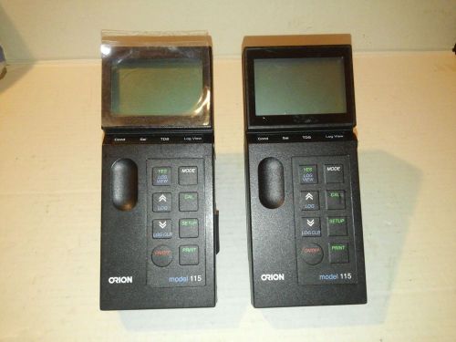 LOT OF 2 Orion TDS/Conductivity/Salinity Meter model 115  Only units