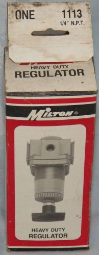 Milton Heavy Duty  1/4 ” NPT, 2-125 PSI Regulator Model # 1113