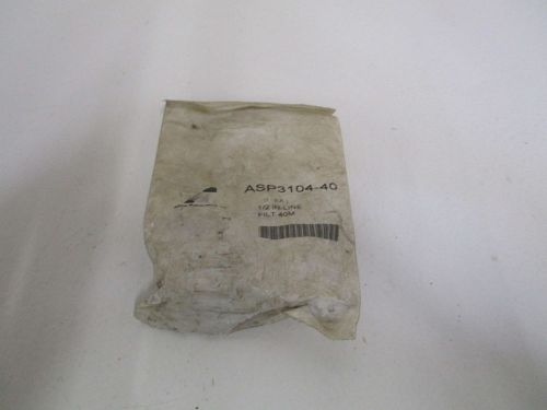 ARROW PNEUMATICS 1/2&#034; IN-LINE FILTER ASP3104-40 *NEW IN FACTORY BAG*