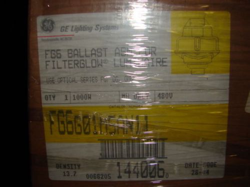 GE FG6G01M5AN11 FG6 BALLAST ASM FOR FILTERGLOW LUMINAIRE LAMP 1000W 480V **NIB**