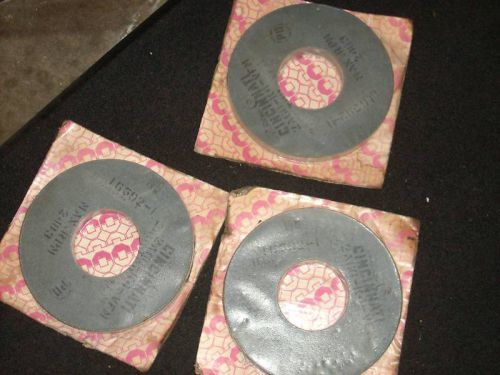 3 pcs 10 x 1 x 4 cincinnati grinding wheels 2a60-k4-vfm for sale