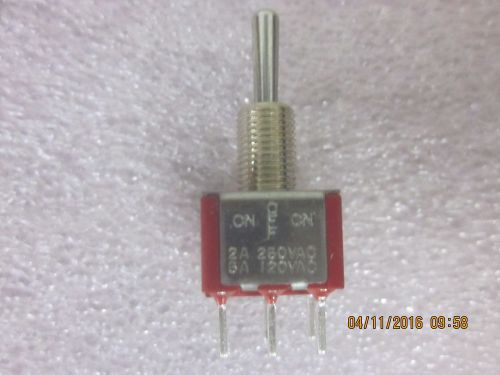 5 pcs of 100DP3T1B1M2QE E-Switch ON/OFF/ON 3 Position DPDT Toggle Switch