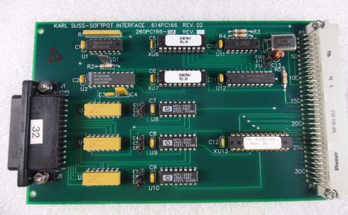 Karl Suss, PC Board, Softpot Interface, 260PC166-03, 614PC166, Rev 02