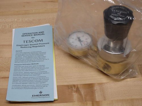 TESCOM DIAPHRAGM SENSED PRESSURE REDUCING REGULATOR 44-3211H283-001 500 PSI NEW