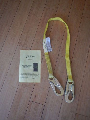 Elk River 26004 1&#034; x 4&#039; Positioning Lanyard, snaphook each end