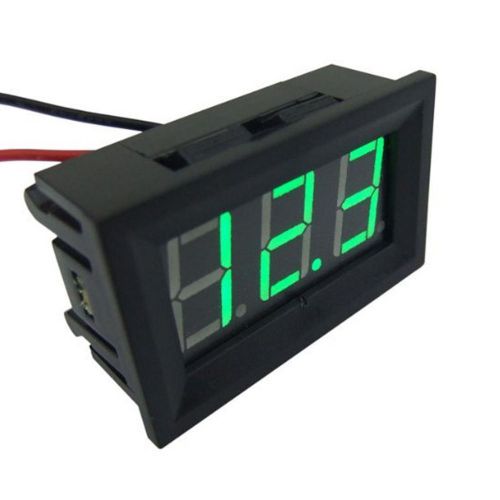 DC 4.5-30V Green LED Car Digital Display Voltage Voltmeter Panel Gauge Sales