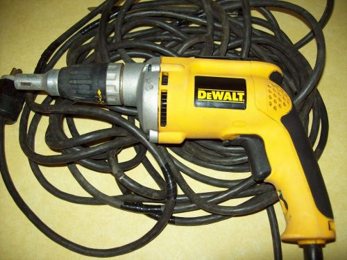 DEWALT DRYWALL DW274W SCREW GUN VSR SCREWGUN DRILL CONTRACTOR TOOLS