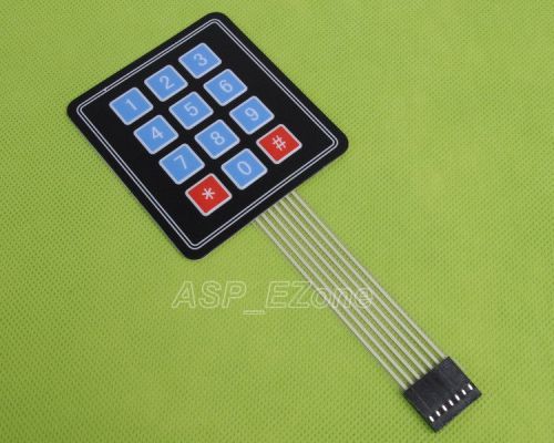 1pcs 4 x3 Matrix Array 12 Key Membrane Switch Keypad Keyboard Brand New