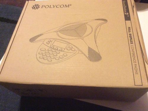 Polycom soundstation 2 full duplex conference phone mint in box mib for sale