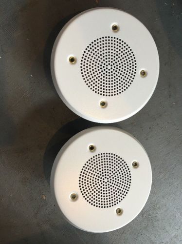 Lot Of 2 Cerberus Pyrotronics - SH70-C  - FIRE PROTECTION SIGNALING SPEAKER PAIR