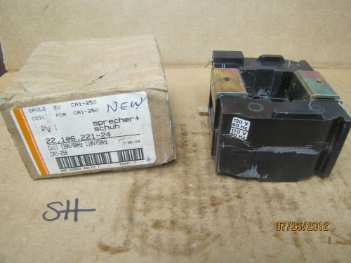 Sprechert + Schuh Coil 22.106.221-24 2210622124 120V Coil New