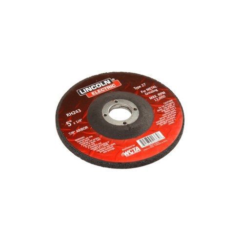 Lincoln electric kh243 depressed center grinding wheel, aluminum oxide, 12000 for sale