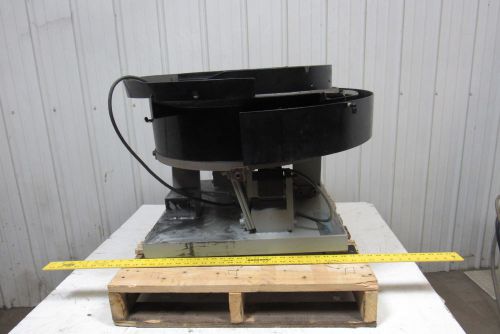 Dial-x tw 24&#034;x24&#034; vibratory bowl feeder base w/ 2 magnetic drivers, controller for sale