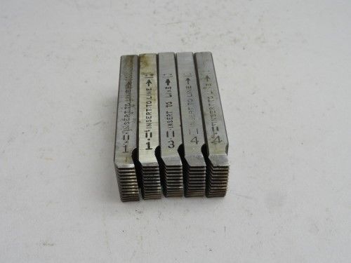 Ridgid high speed universal pipe threader die lot 1&#034;-2&#034; NPT