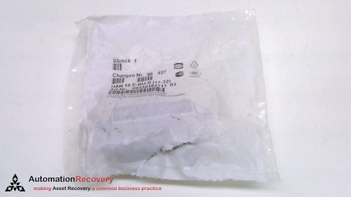 HARTING 09330162711, CONNECTOR FEMALE 16POLES 16A 500V 6KV3, NEW #220901