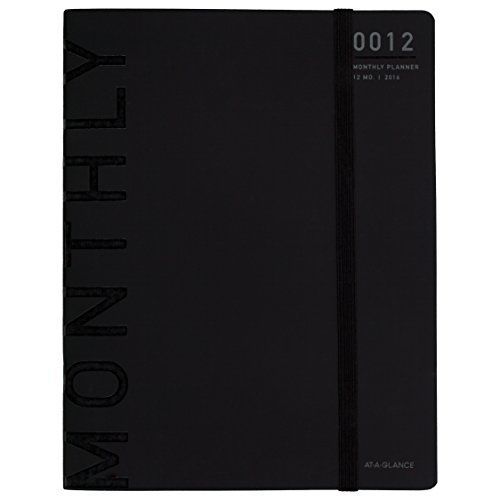 At-A-Glance Monthly Planner 2016, Collection, 8.12 x 11 Inches Page Size, Black