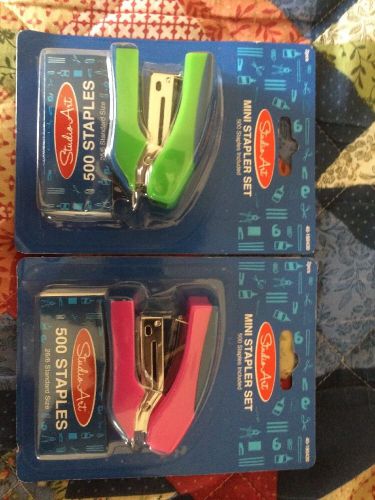 Mini stapler set with 500 pack staples