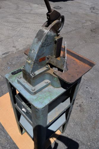 DI-ACRO 6&#034; x 6&#034; x16 Gauge Hand Corner Press Notcher Sheet Metal SHEAR Stand GUAR