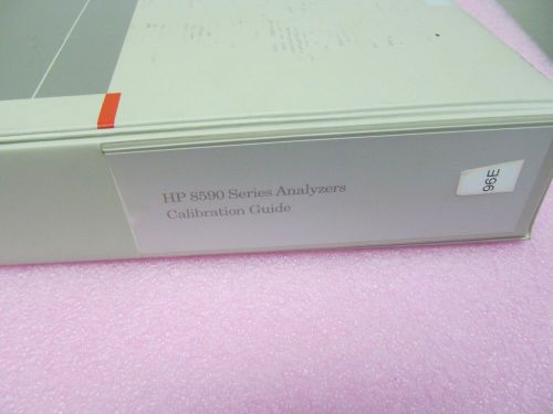 AGILENT HP 8590E SERIES, 8591C, 8594Q SPECTRUM ANALYZER CALIBRATION  MANUAL,