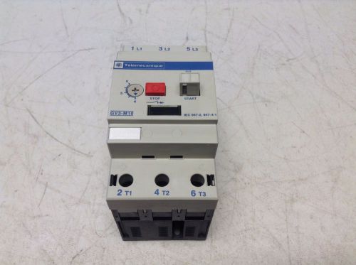 Telemecanique motor starter circuit protector gv3-m10 4-6 amp gv3m10 gv3 m10 for sale