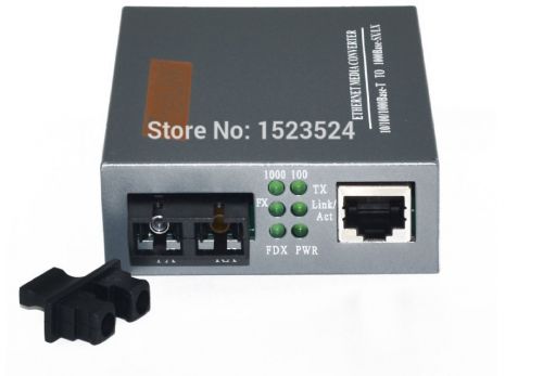 Ethernet Duplex Optic Media Converter, Dual SC Fiber Optical Connector 1000mpbs