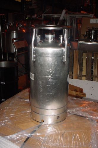 3.5 Gallon 316 Alloy Products Stainless Steel Pressure Tank 120 psi