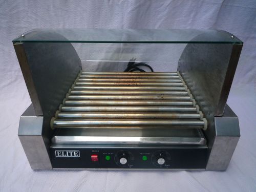 CE ELITE HOT DOG MAKER ROLLER GRILL ET-R2-11 - HOLDS 30 HOT DOGS