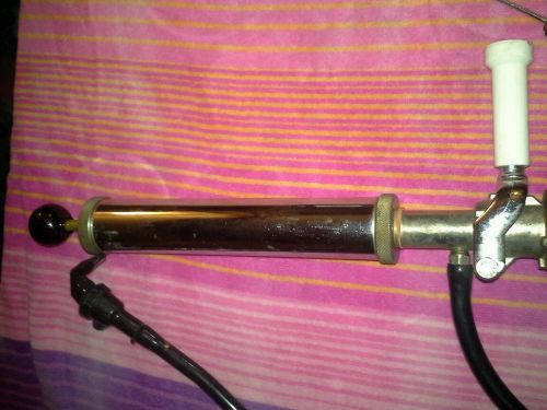 Keg Pump Beer Tap Lever Handle Chromed Brass Star