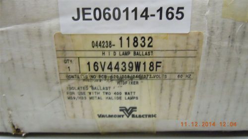 Valmont Electric Ballast 16V4439W18F for (2) 400w M59/H33 HID Lamps