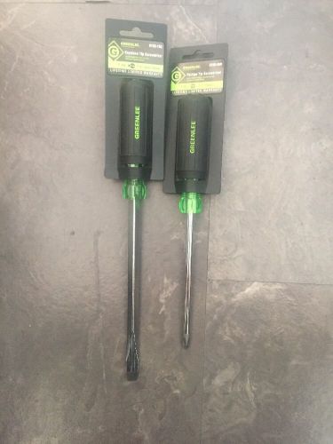 Greenlee phillips screwdriver 0153-35c 6&#034; shank and 8&#034; keystone tip screwdriver for sale