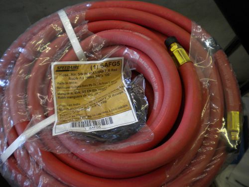 SPEEDAIRE 6AFG5 Air Hose, 3/8 In x 100 Ft, 1/4 NPT, 250 PSI