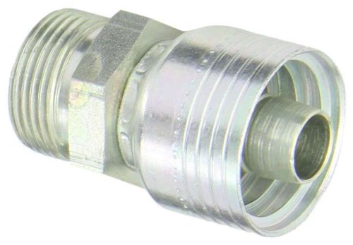 Aeroquip 1b16ek10 carbon steel global ttc12 (thru the cover) crimp hose fitting for sale