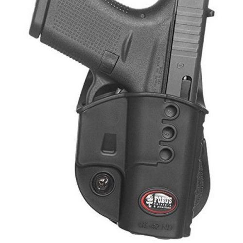 Fobus GL42NDALH Ankle Holster Black Polymer LH for Glock 42