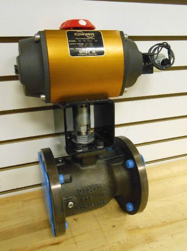 Flowserve series 39 pneumatic actuator w/ solenoid &amp; ball valves ~new~surplus~ for sale