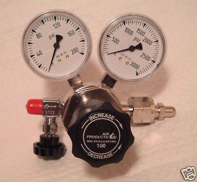 AIR PRODUCTS CGA 346  Cylinder Regulator, BREATHING AIR CERTIFIED  **NEW**